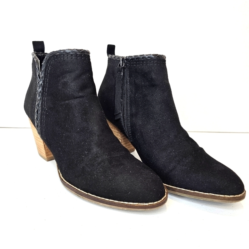 Dolce Vita Ankle Bootie Women's Size 6 Black Suede